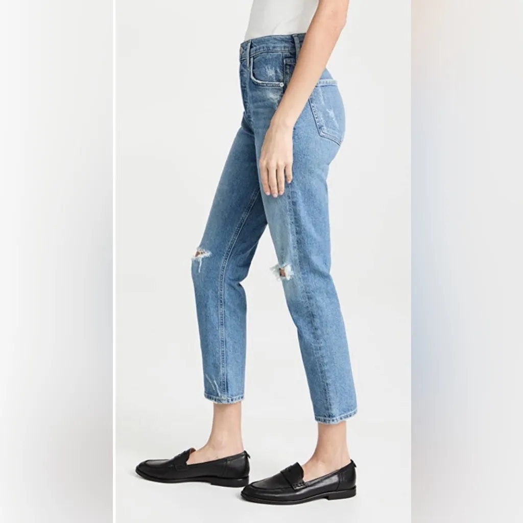 Citizens of Humanity Women’s Charlotte Crop‎ High Rise Jeans Size 30 - Image 4