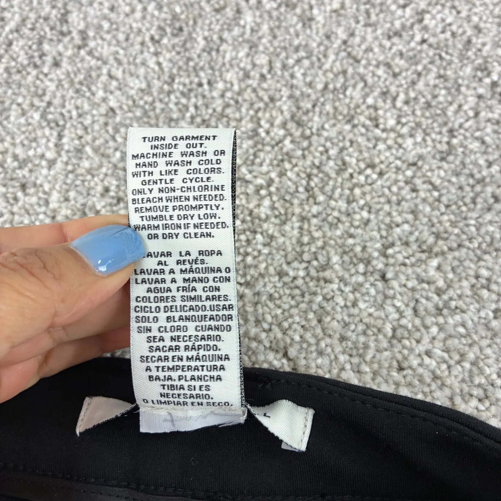 Zac & Rachel Black Flare Leg Stretch Career Dress Pants Women's Size L Size L - Image 3