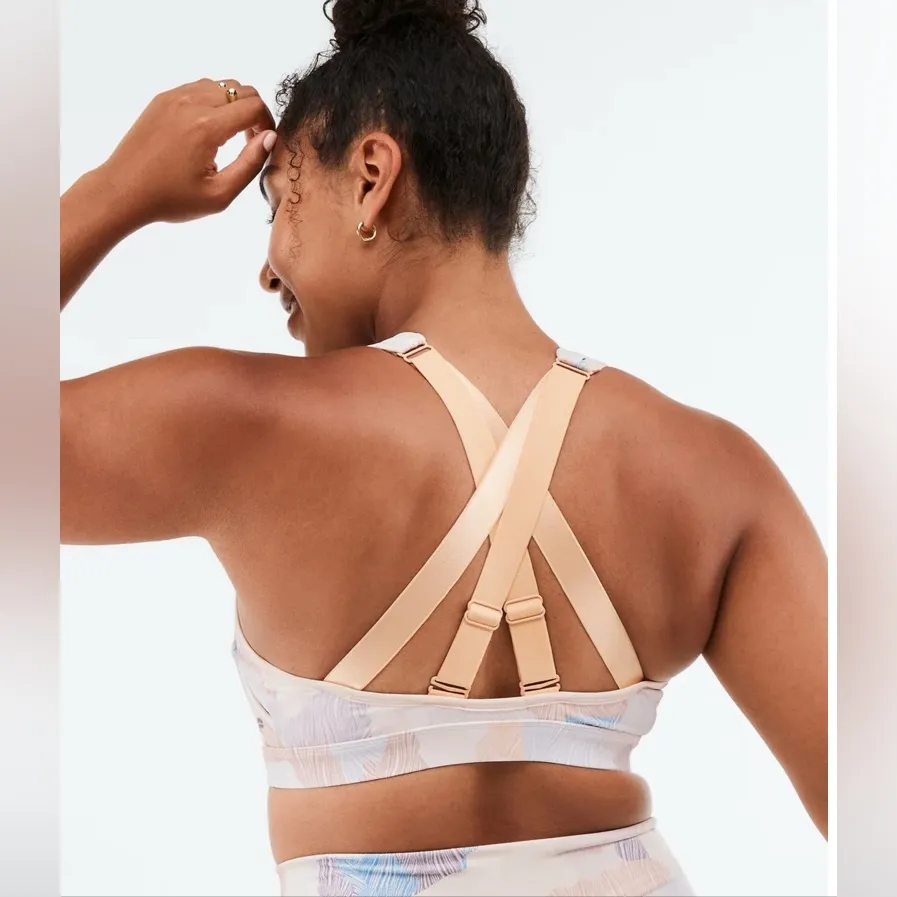 Fabletics New Belle High Impact Sports Bra Wicking Workout Yoga Size L - Image 7