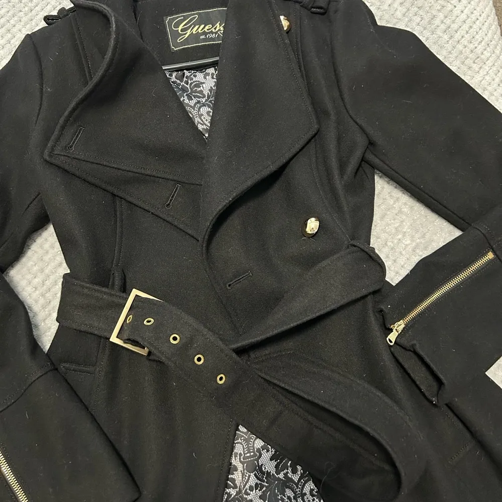 Guess Wool Wrap Pea Coat | Size Medium - Image 2