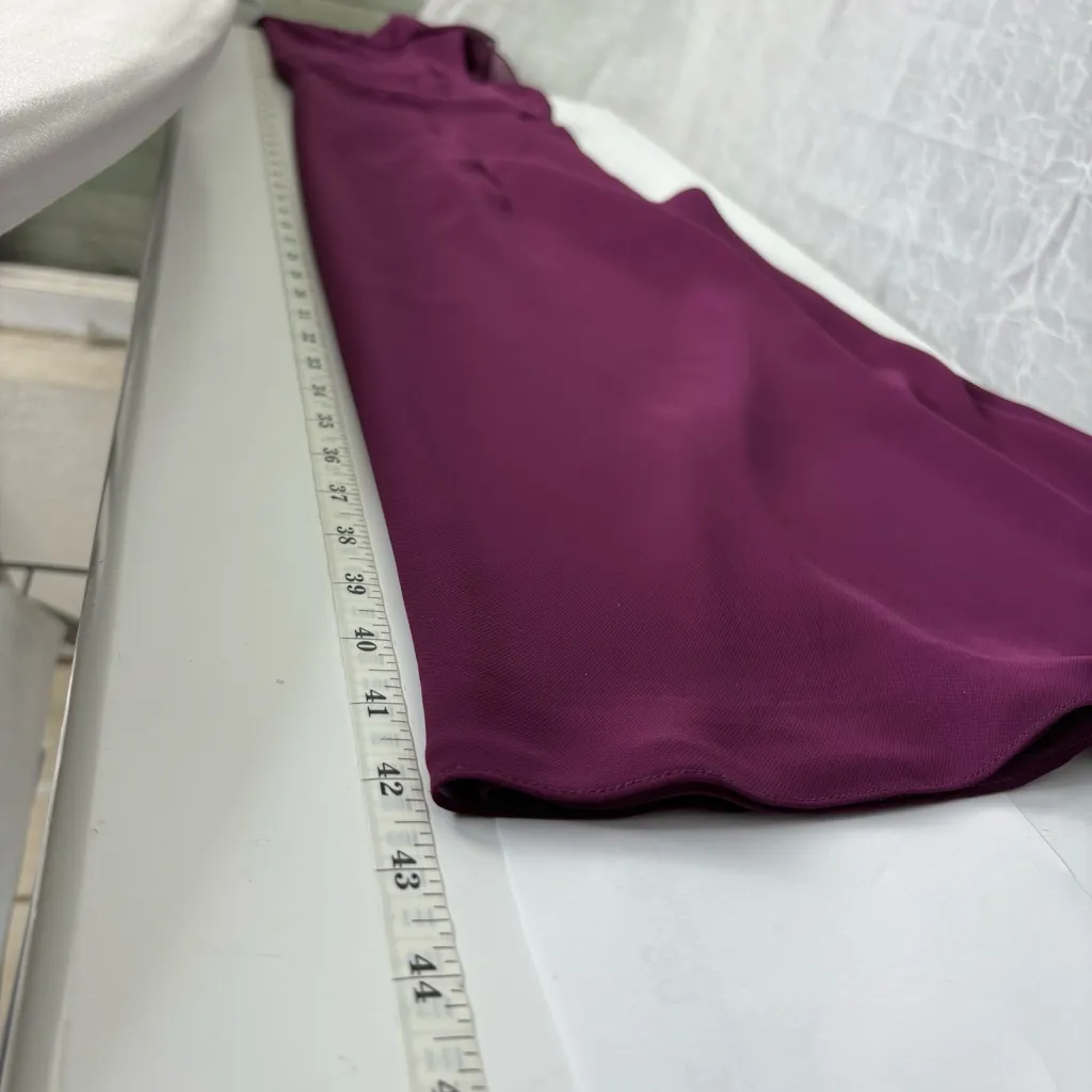 Bicé Whimsygoth Babydoll Sheer Dress Sz.14‎ Dark Fairy Romantic Plum Purple - Image 12