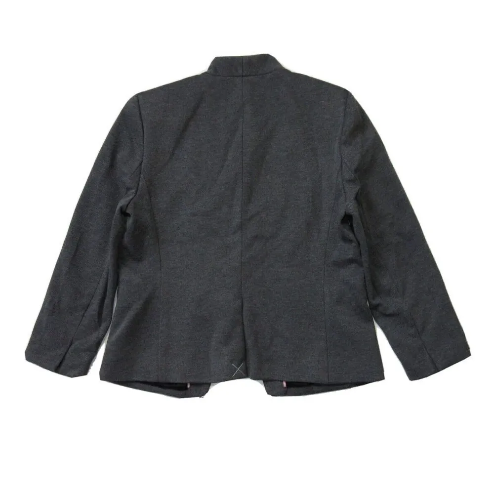 NWT J.Crew Going Out Blazer in Heather Dove Stretch Twill Open Front Jacket 6 - Image 4