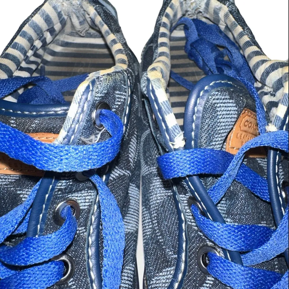 COACH Suzzy Canvas Sneakers size 9B - Image 8