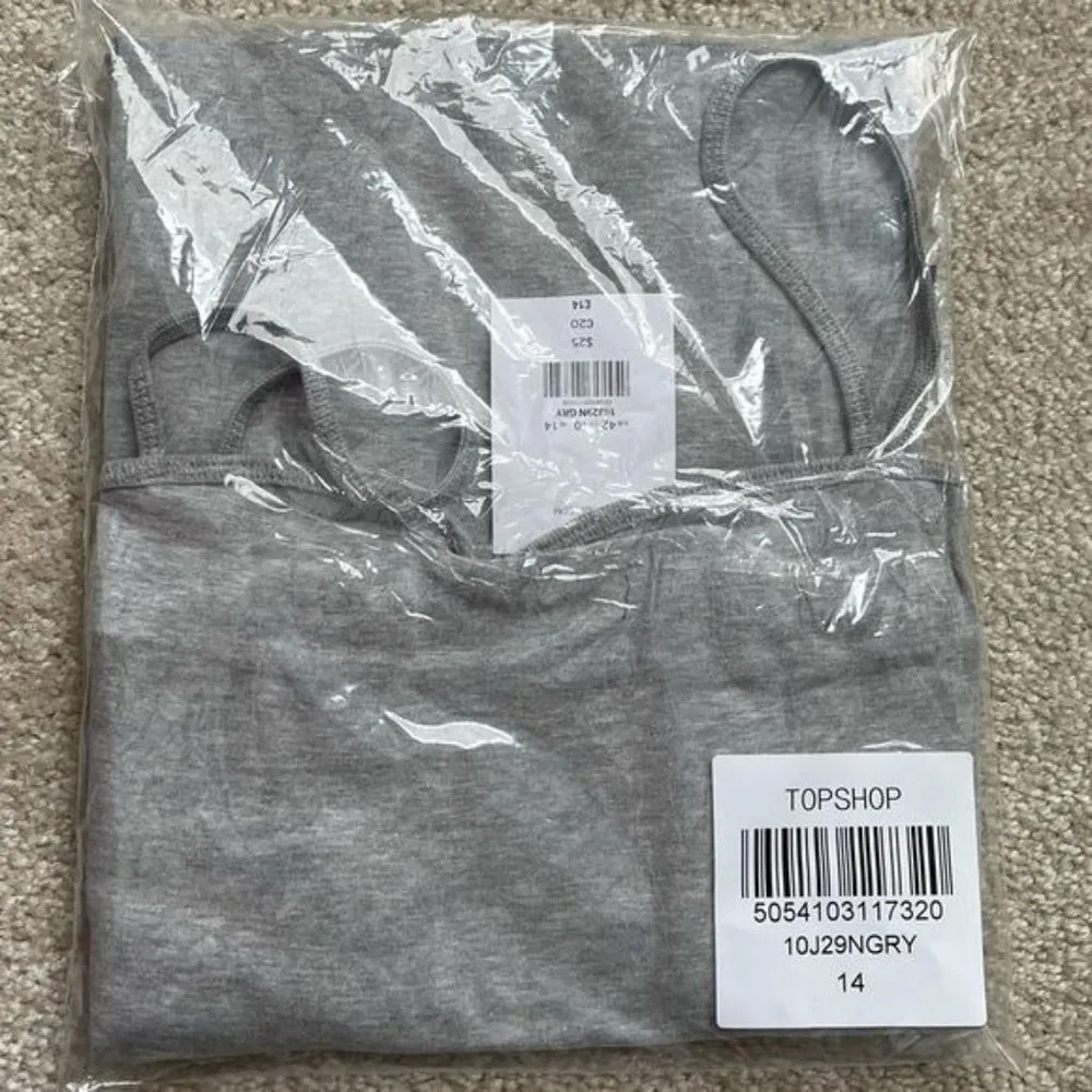 Topshop Bodycon Gray Cami Dress NWT - Image 3