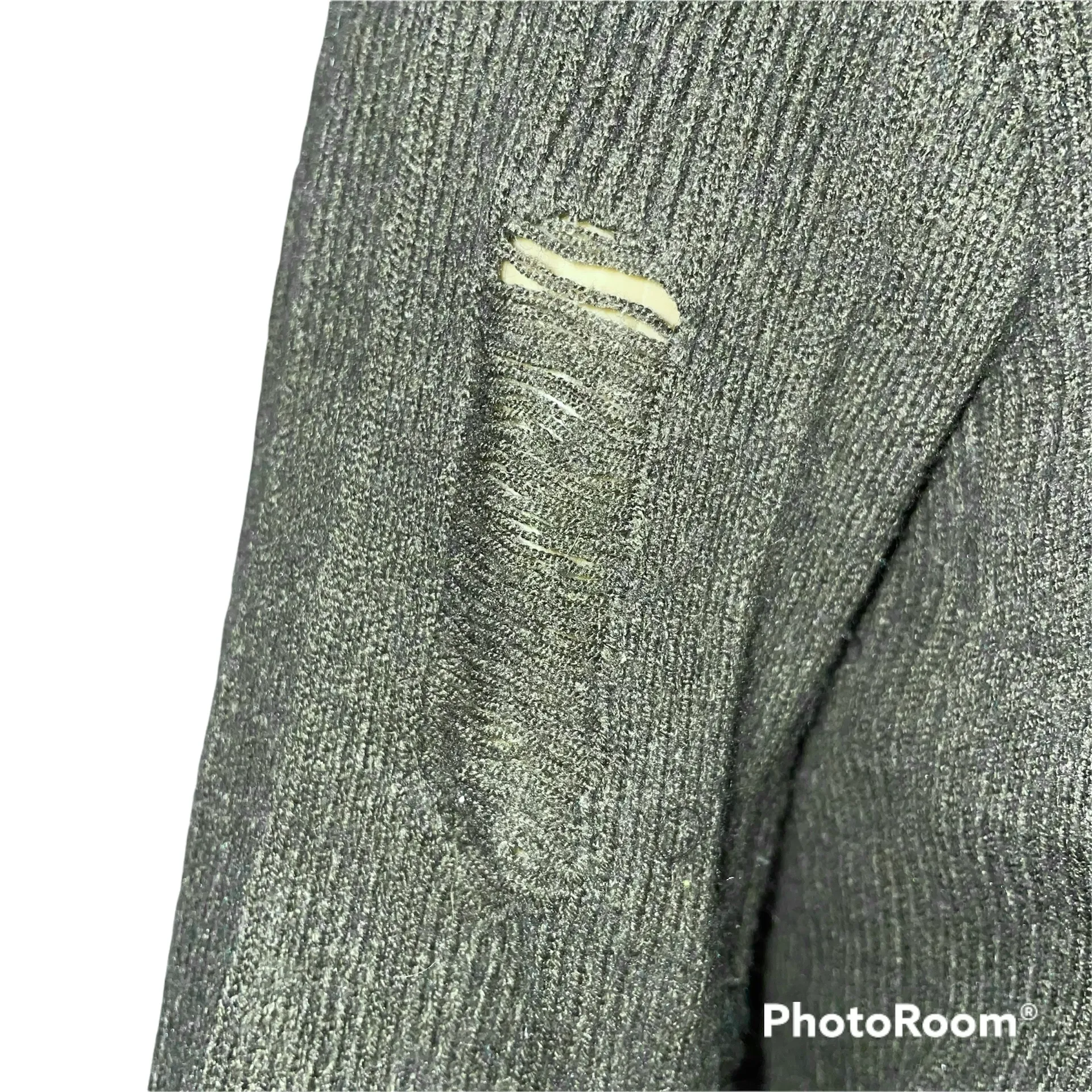 Lace Up Destroyed Cropped Sweater - Image 8