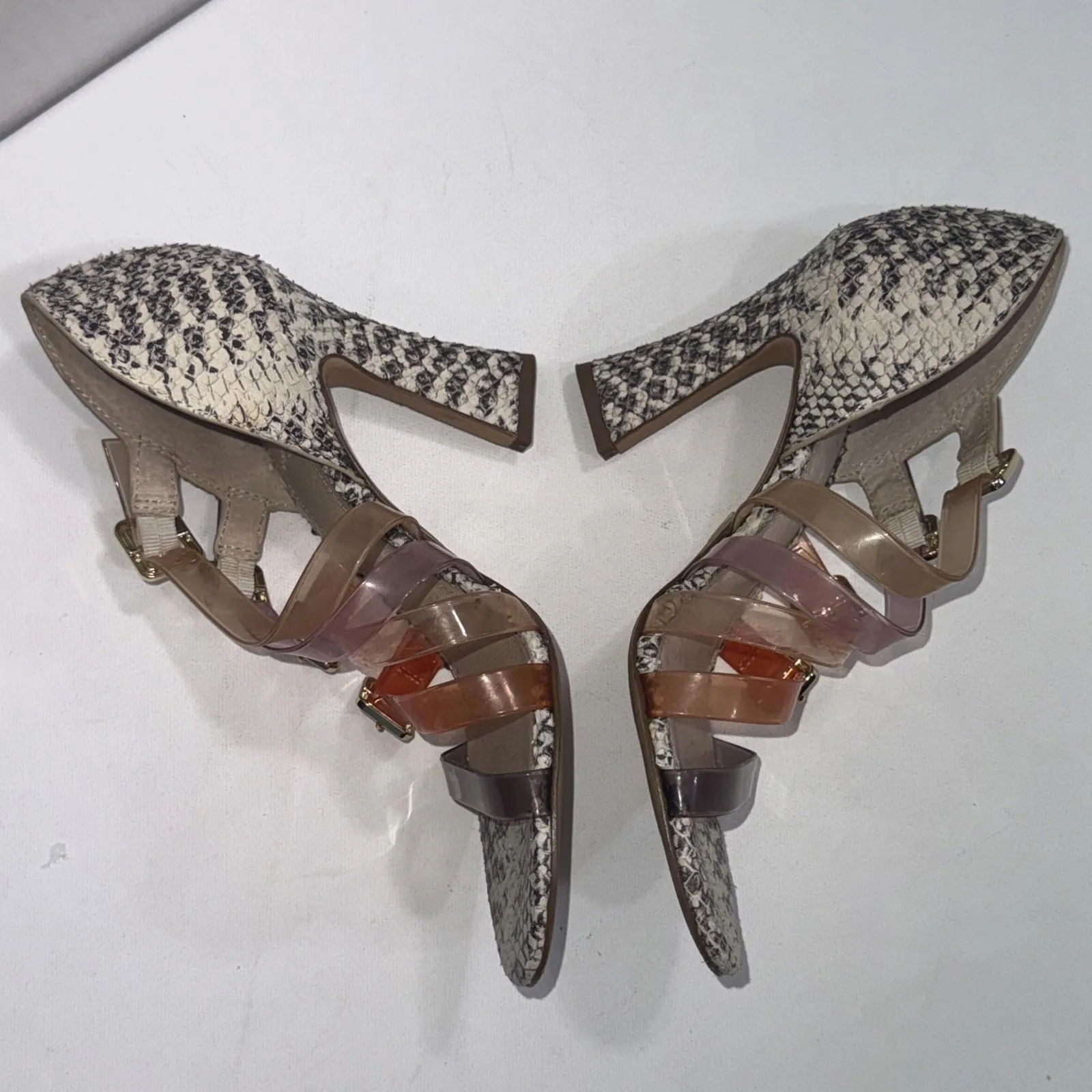 Louise et Cie Isoldah Snakeskin Classic Old Money Embossed Leather Low Heel 6.5 - Image 7