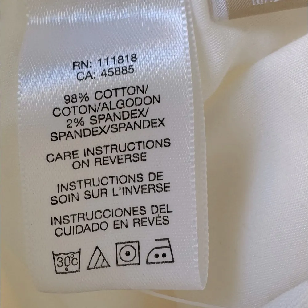 Michael Kors Straight Leg White Denim Jean Pants Womens Size 10 - Image 14