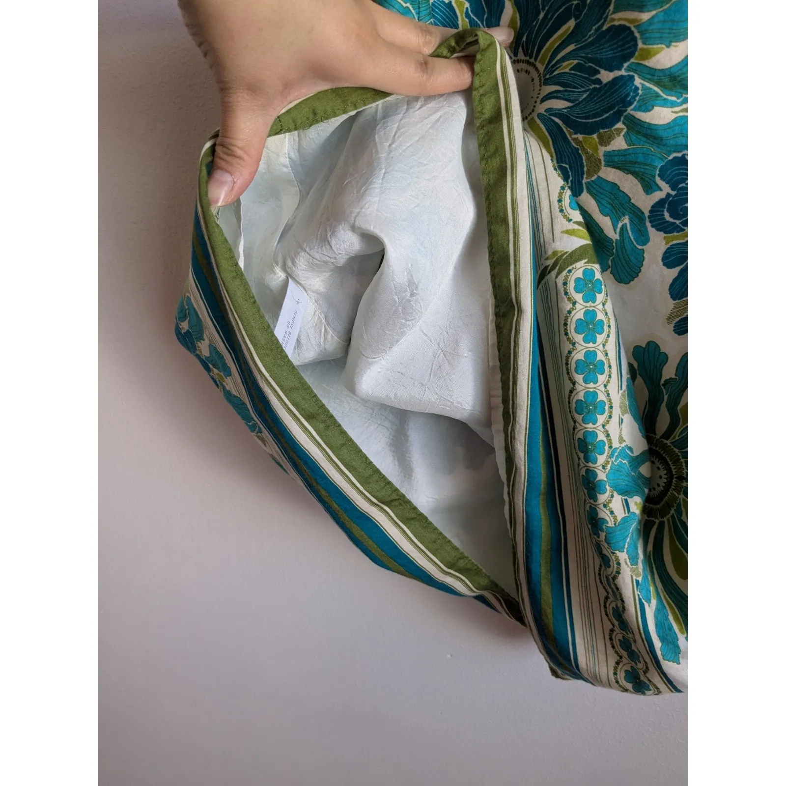 Ann Taylor Dress Floral Green Y2K Coquette County Women's Size 4 Petite - Image 4