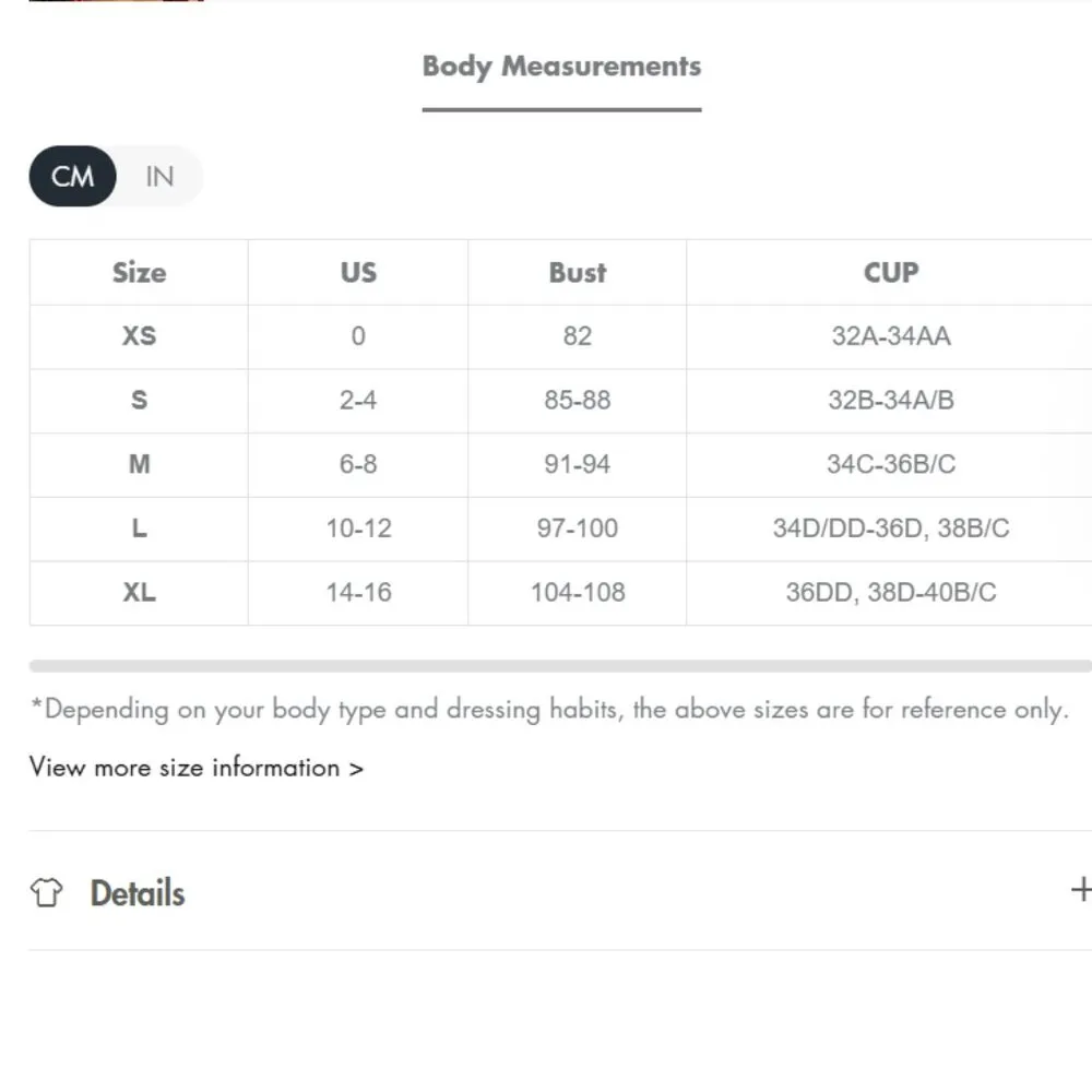 BERLOOK Contrast Trim Bikini Top ONLY 68 Black Size M - Image 9