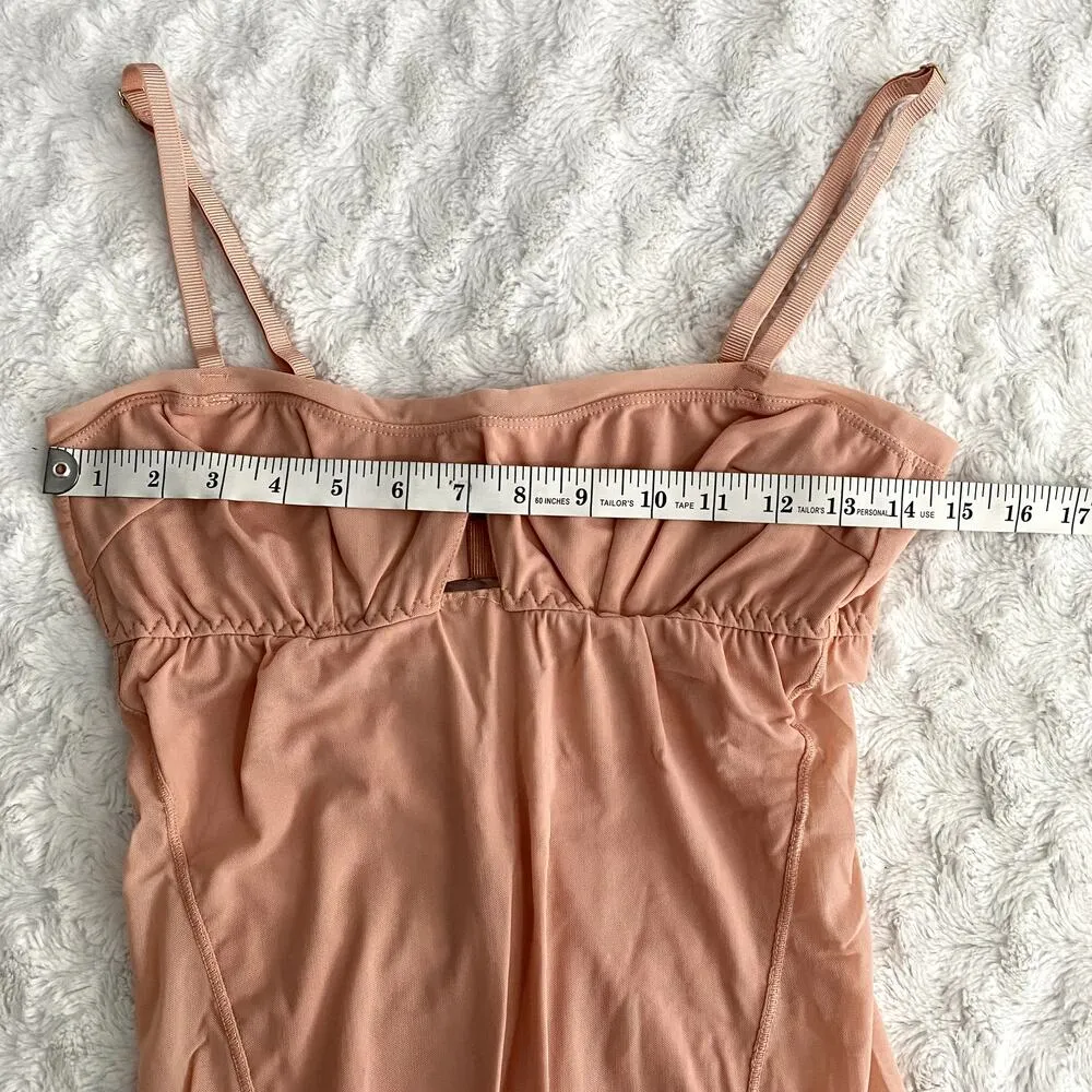NEW Free People HAH Copper Rose Under The Wire Mesh Romantic Lingerie Bodysuit M - Image 7