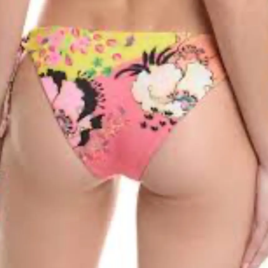 New Agua Bendita Haim Reversible Bikini Bottom Praia Small tie sides - Image 3