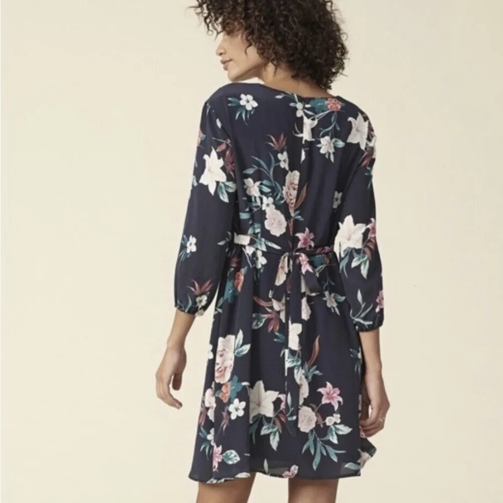 Amour Vert 100% Silk Dakota Saint Cloud Floral Print Dress Size XS - Image 2