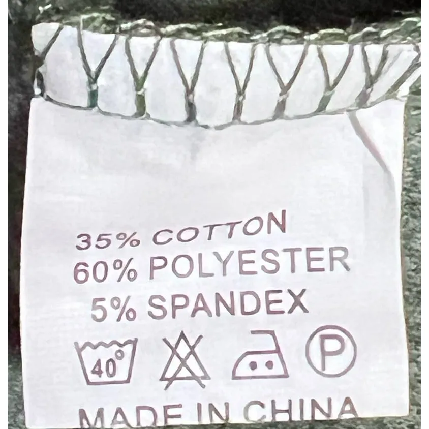 POGTMM Women's‎ Green Soft Patchwork Tunic Thumb Hole Size M Size M - Image 4