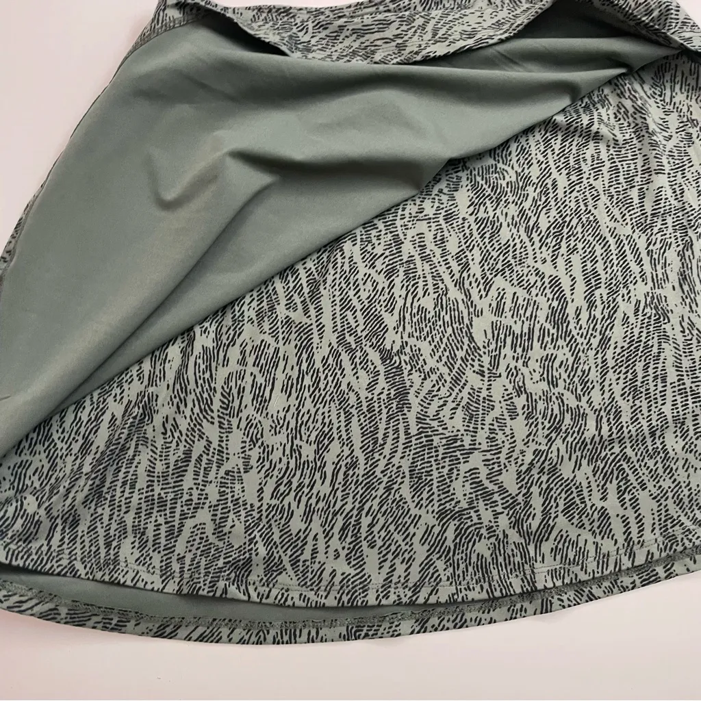 Eddie Bauer Skirt Athletic Pickleball Tennis Beach Travel Lounge Green Black - Image 4