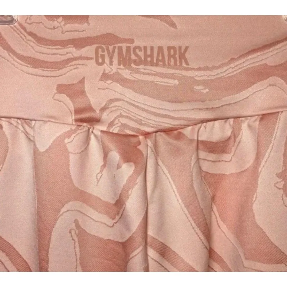Gymshark GS Power Bottoms Light Pink Marble Print Gym Pants - Image 2