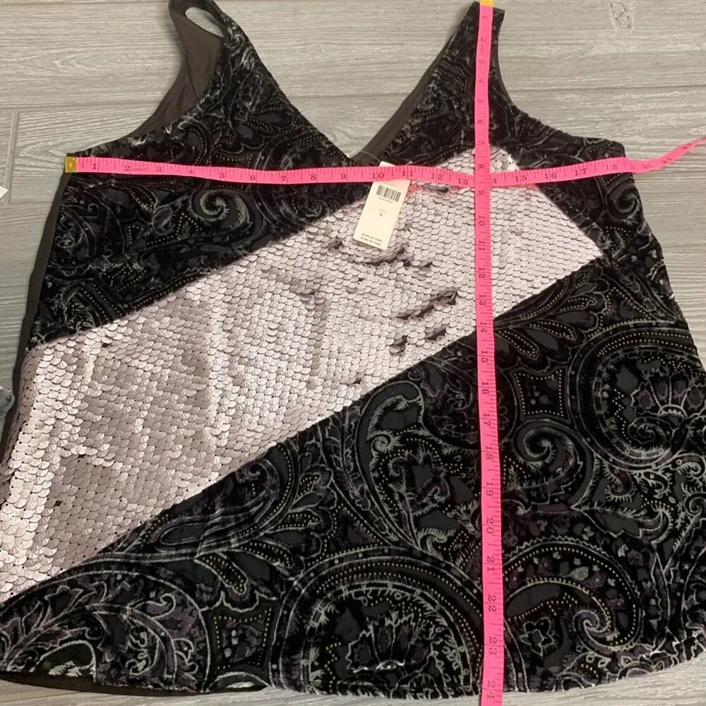 NWT Anthropologie tiny Cassandra sequin tank top - Image 6