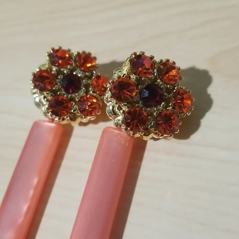 RACHEL COMEY Mission Acrylic Matchstick Drop Earrings Rhinestone Clutter ~ NWOT - Image 3