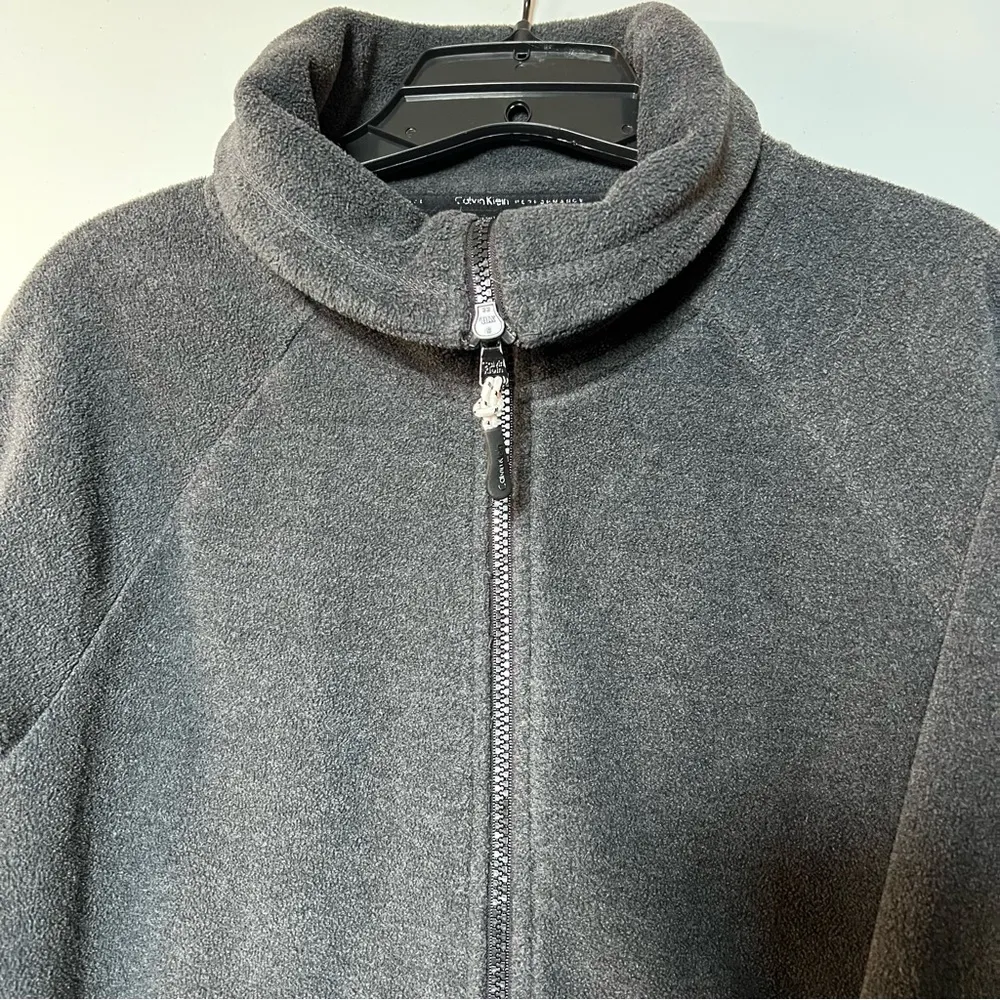 Calvin Klein Performance Fleece Women’s Charcoal Quick Dry Size Large - Image 3