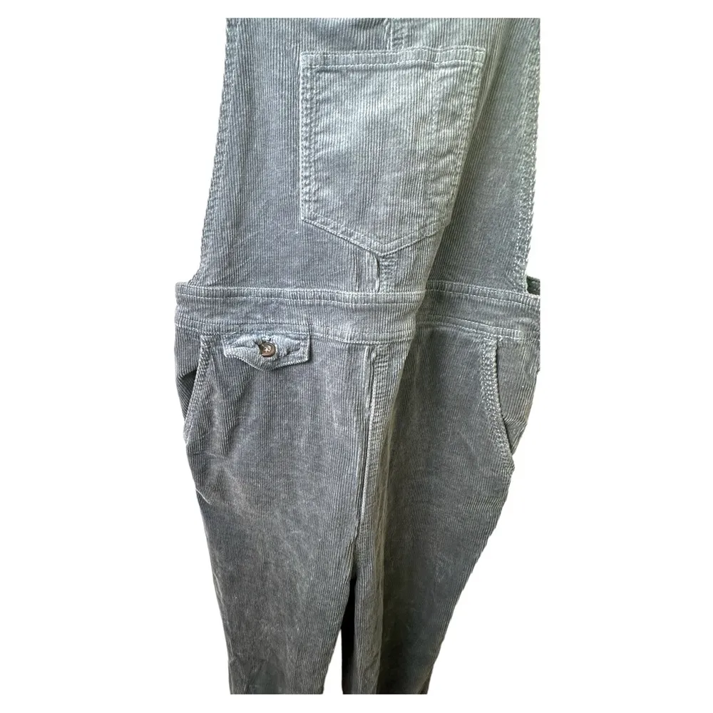 Pilcro And The Letterpress Overalls Womens 28 PetiteCorduroy Flared Bottoms Blue - Image 2