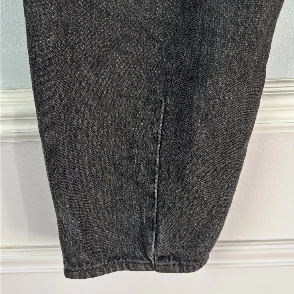&Denim H&M Barrel Loose Fit High Waist Size 8 Black Balloon Oversized Casual 90s - Image 10