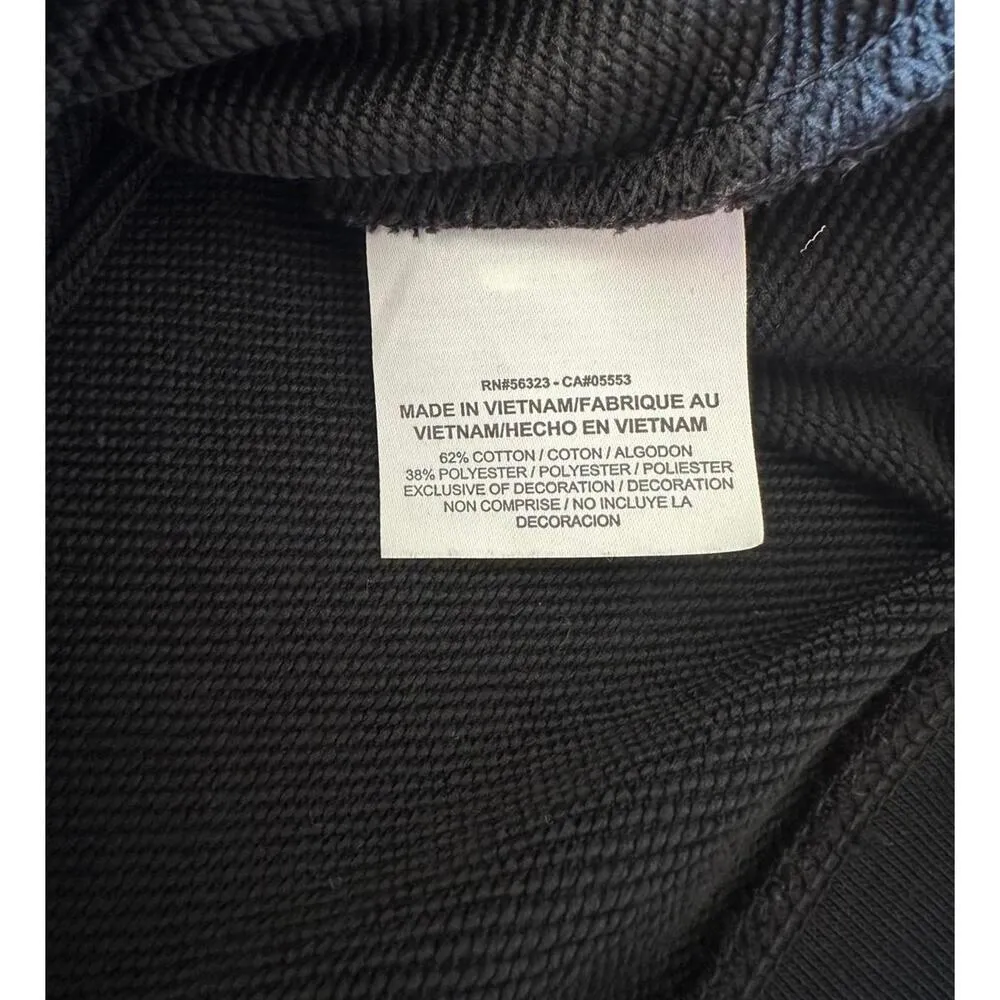 Nike Dri-Fit Black Deep V Open Back Pullover Crewneck Sweatshirt Women’s Small​ - Image 8