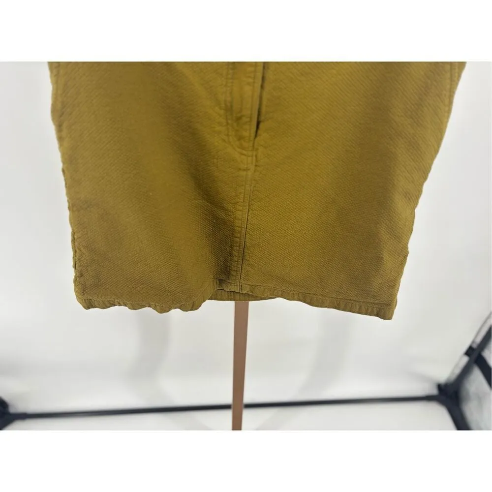 Vanessa Virginia Anthropologie Green Textured Mini Skirt Size 10 Fall Academia - Image 8