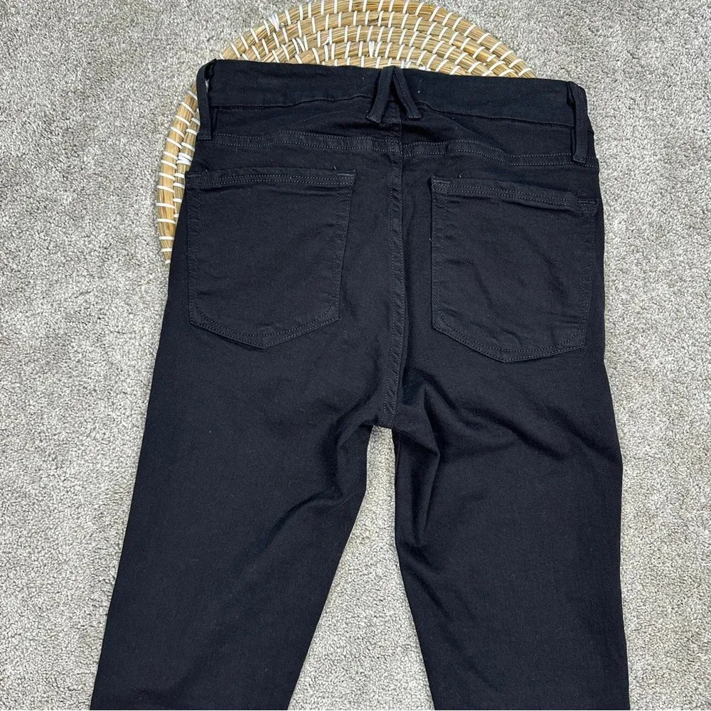 Good American Women’s Good Legs Skinny Fit Jeans Mid Rise in Black Size 25 - Image 7