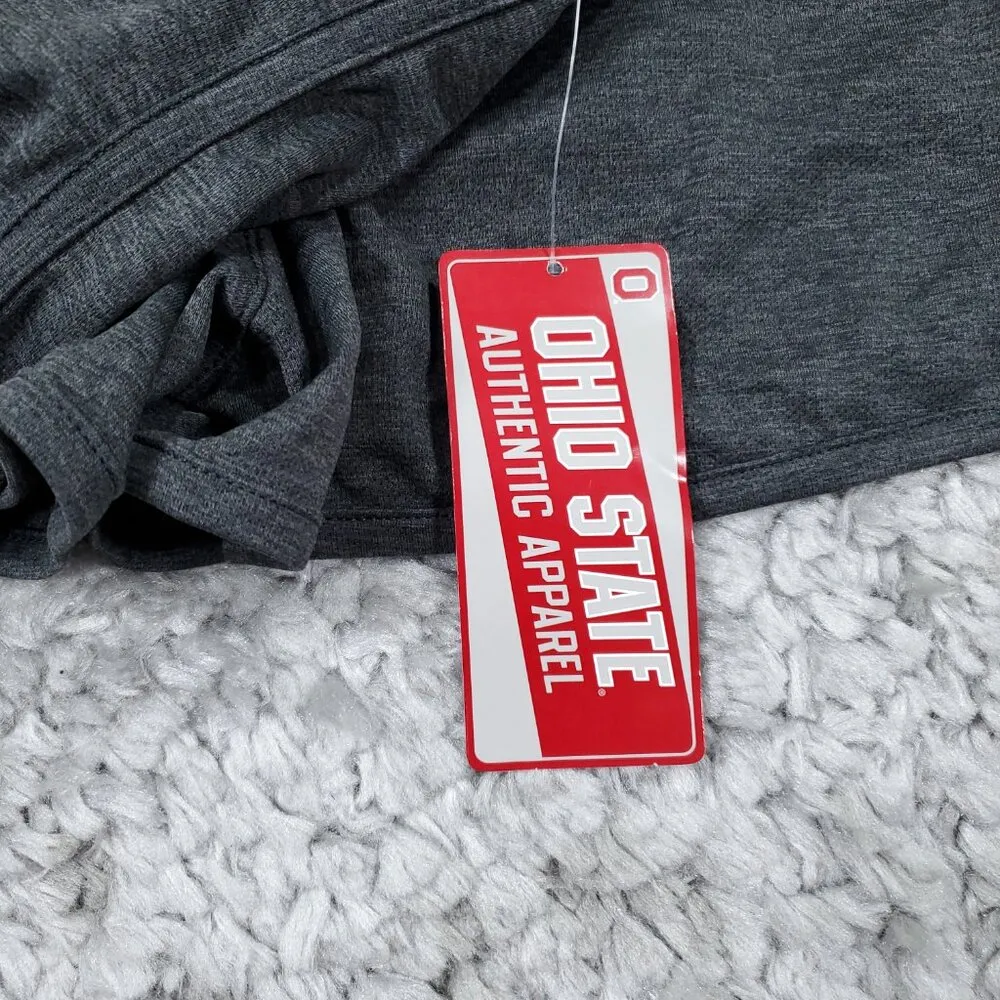 Ohio State Athletic Apparel Buckeyes NCAA OSU Women's Shorts Size XL Gray Lined - Image 3