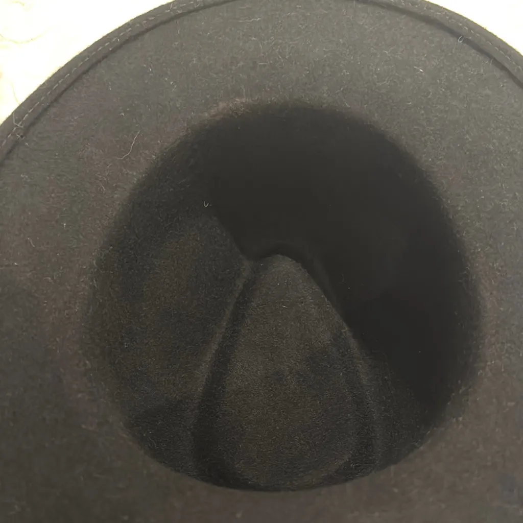 Elegant women Black Hat with Red Accent and brown ribbon casual elegant fedora - Image 8