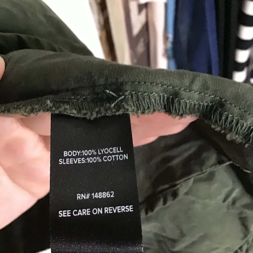 Torrid Size 3 Long Sleeve Tops Casual/ Professional Black Olive Green Denim - Image 4