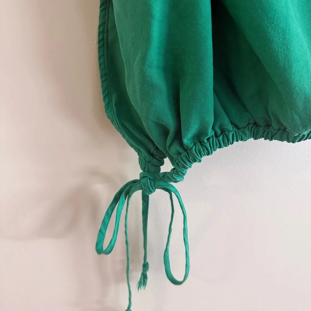 ZARA EMERALD GREEN ASYMMETRICAL CTOP TOP - Image 11