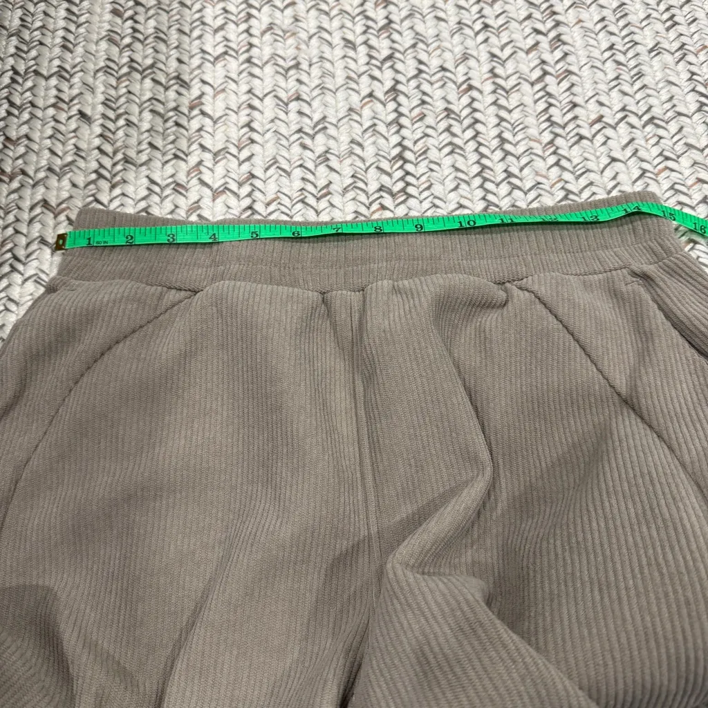 NWT Halara Tan High Waisted Pocket Straight Leg Mop Corduroy Casual Pants - Image 11