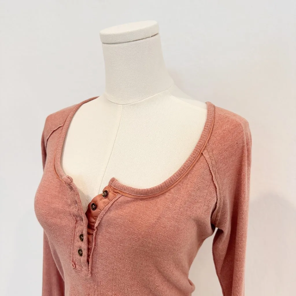 Free People Sugar & Spice‎ Henley Top - Image 4