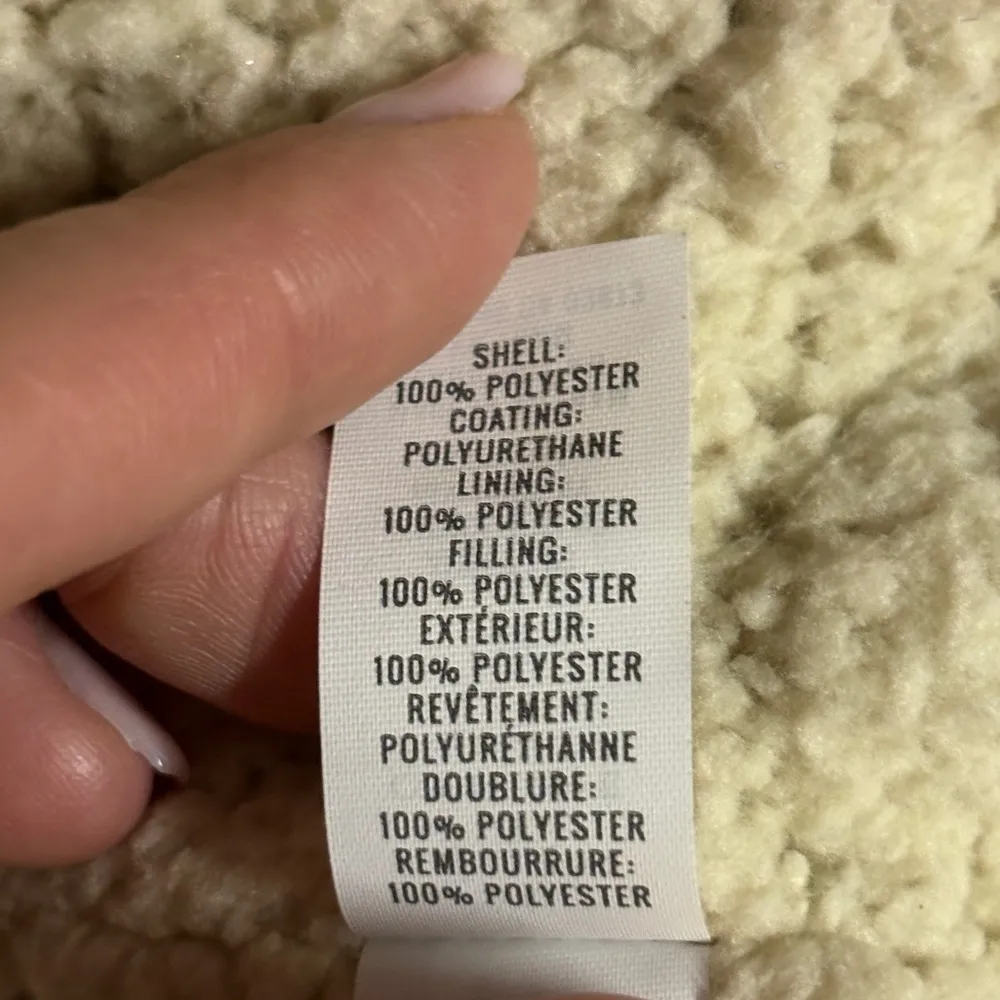 Aerie Offline Sherpa Lined Rose Gold Metallic Hooded Puffer Coat Boxy - Image 12