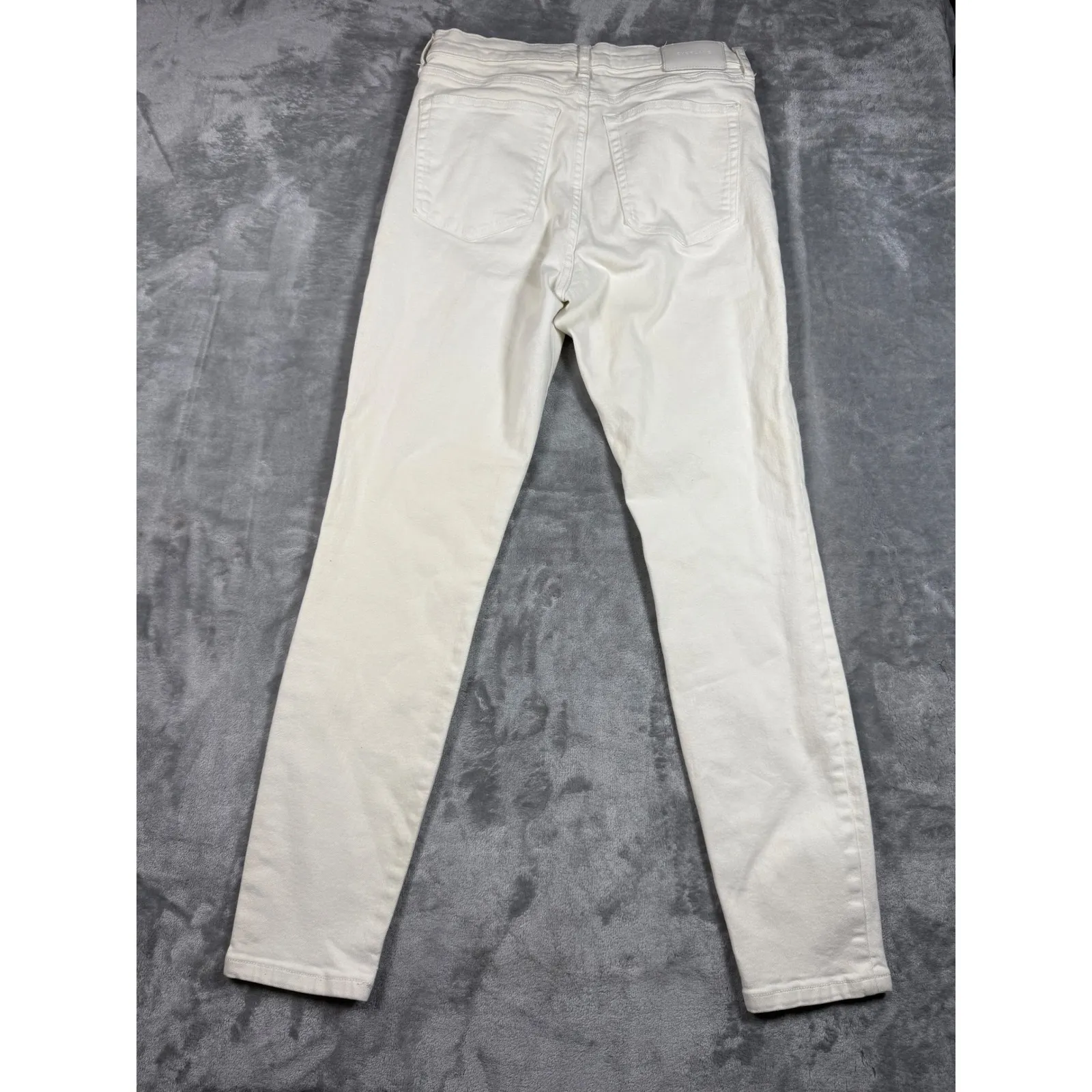 Everlane The‎ High Rise Skinny Jean 30 Regular White Denim Casual - Image 6
