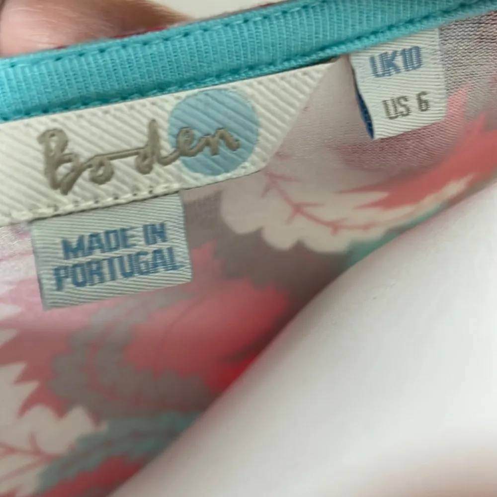 Boden Marion Jersey Viscose Tunic Dress size 6 Gray - Image 9