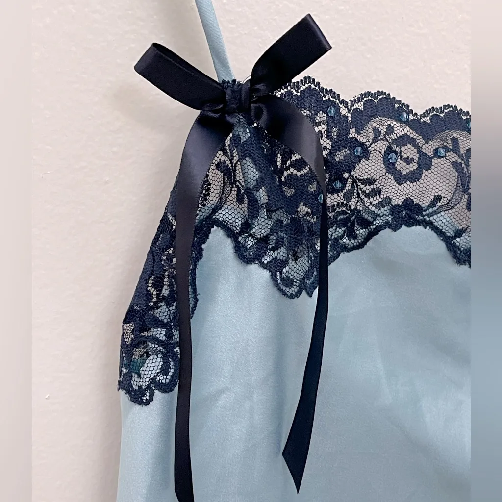 Victoria's Secret Angels Y2K Women’s Lace Lingerie Mini Slip Dress size Small - Image 4