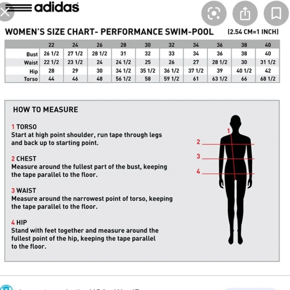 Adidas Red Vortex Back Infinitex Swimsuit Sz 28 - Image 5