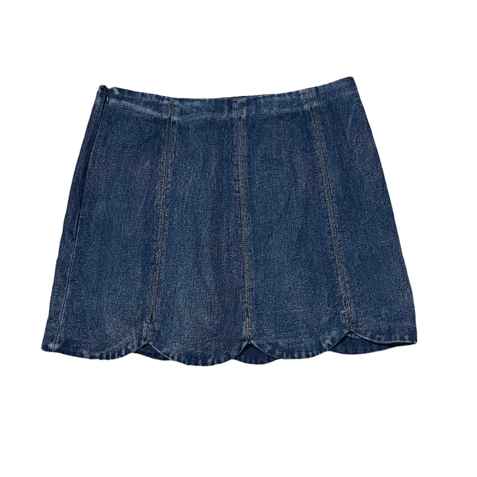 Altar'd State Womens Denim Jean Skirt Size‎ 30" Waist 100% Cotton Blue - Image 5