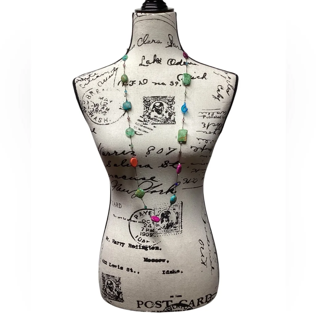 Silpada multi stone and glass necklace - Image 6