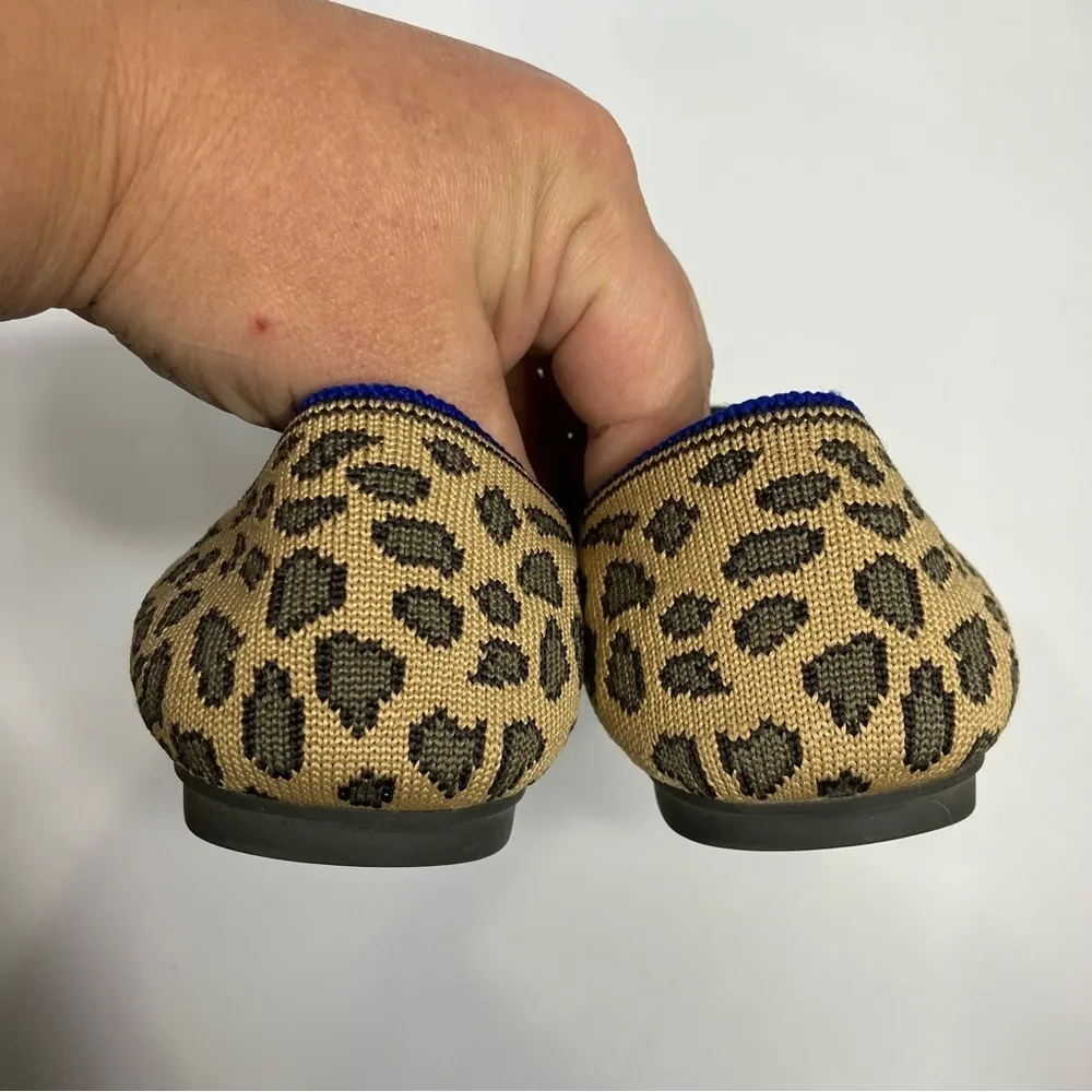 Rothy’s The Loafer animal print flats washable‎ shoes size 6.5 - Image 5