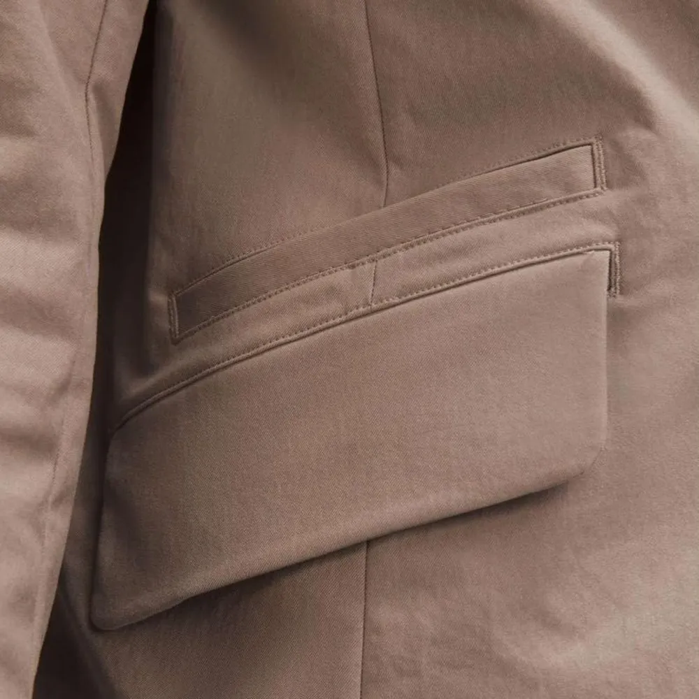 Lululemon Taupetastic Relaxed-Fit Twill Blazer Size 2 - Image 8