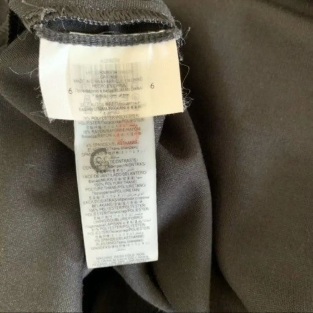 BCBGMaxazria Dress Small Black Back Zip Pockets - Image 9