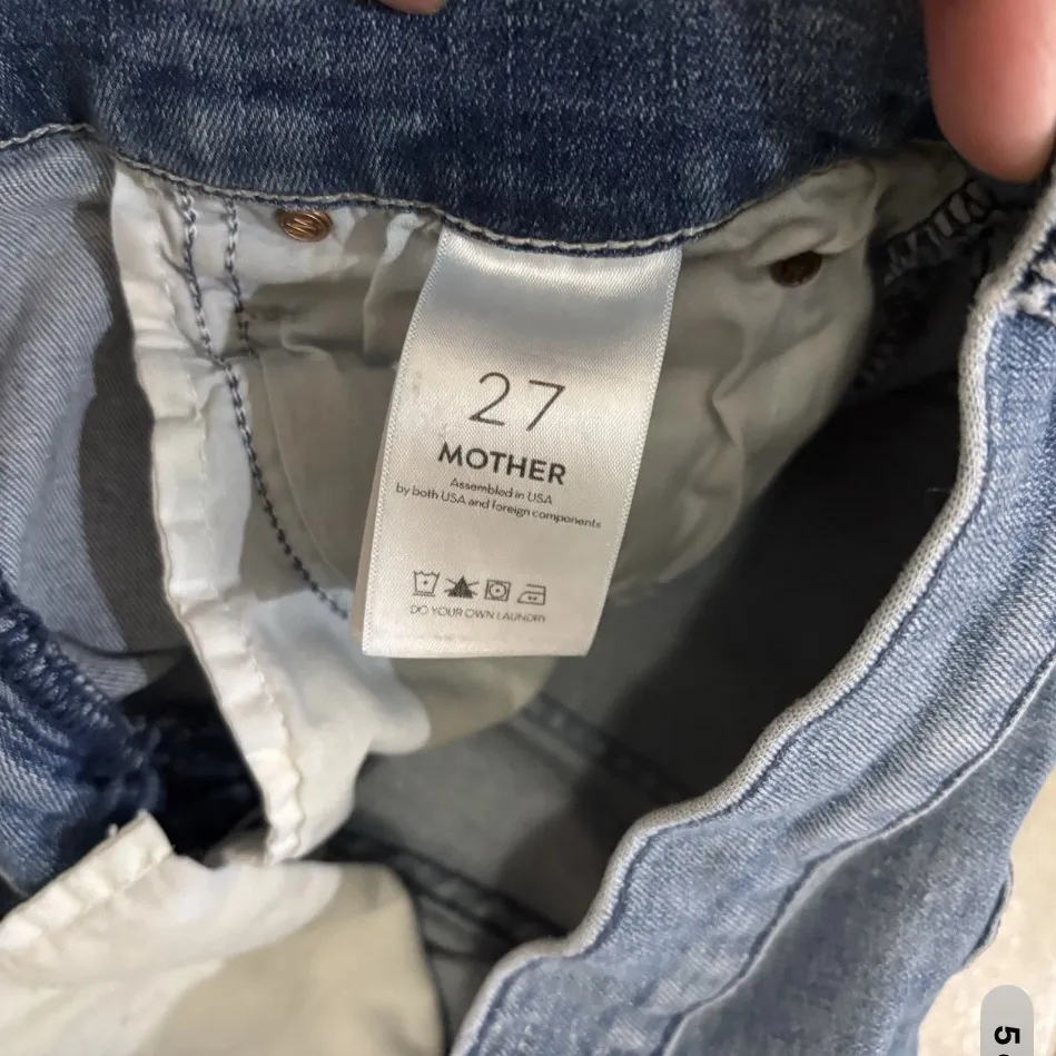 Mother Mid Rise Dazzler Ankle Jeans Womens 27 We The Animals Straight Denim - Image 8