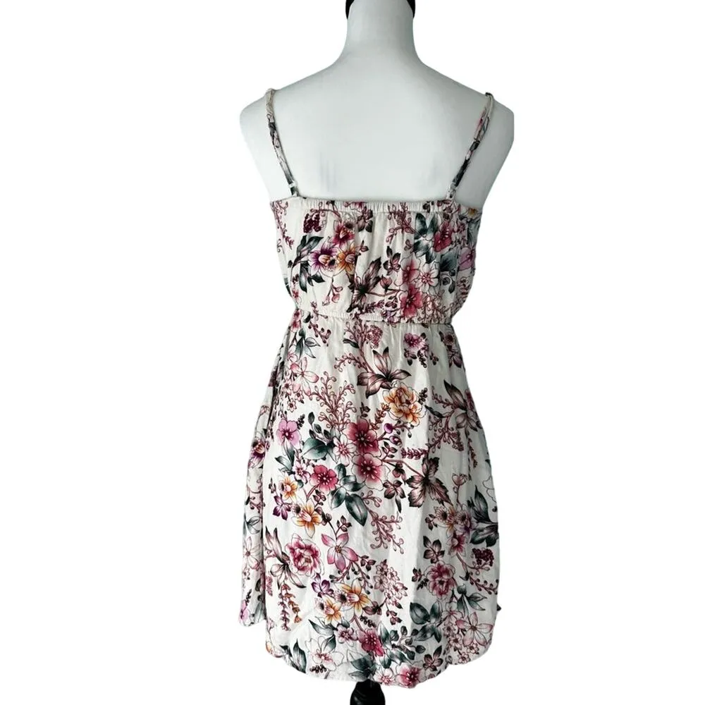 Pink Rose Floral Dress Size Small - Image 2