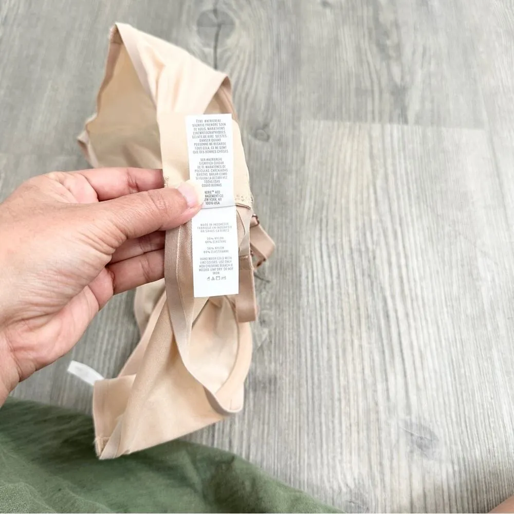 Aerie Smoothez Mesh Balconette Unlined Tan Bra NWT 32B / 34B - Image 5