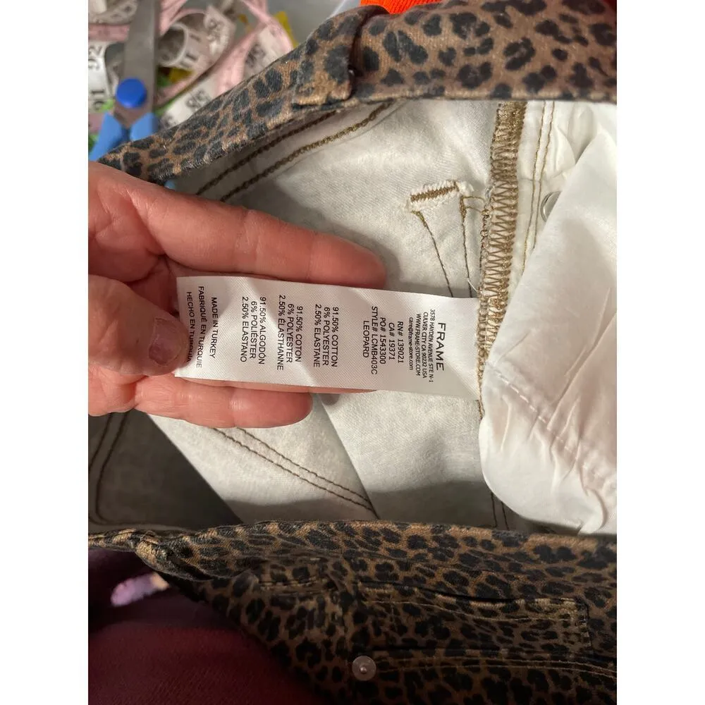 Frame  LE CROP MINI BOOT WAXY CROPPED JEAN SIZE 31 - Image 5