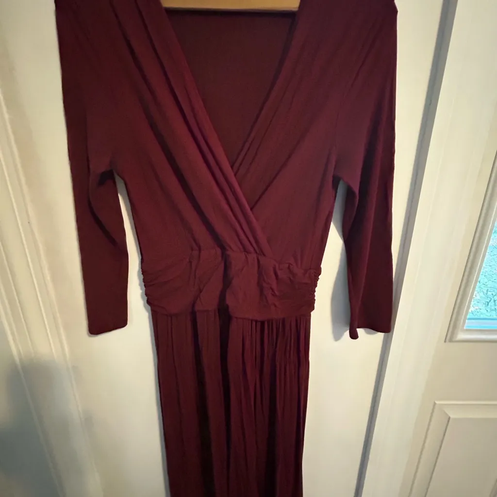 Dark red/auburn dress for Fall from ModCloth (older label). Size small. - Image 5