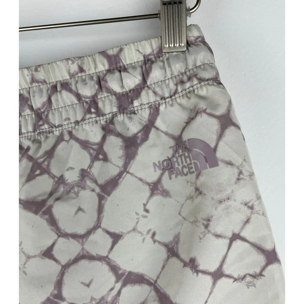 The North Face Women’s Purple/White Tie Dye Flash Dry Shorts - Size S - Image 5