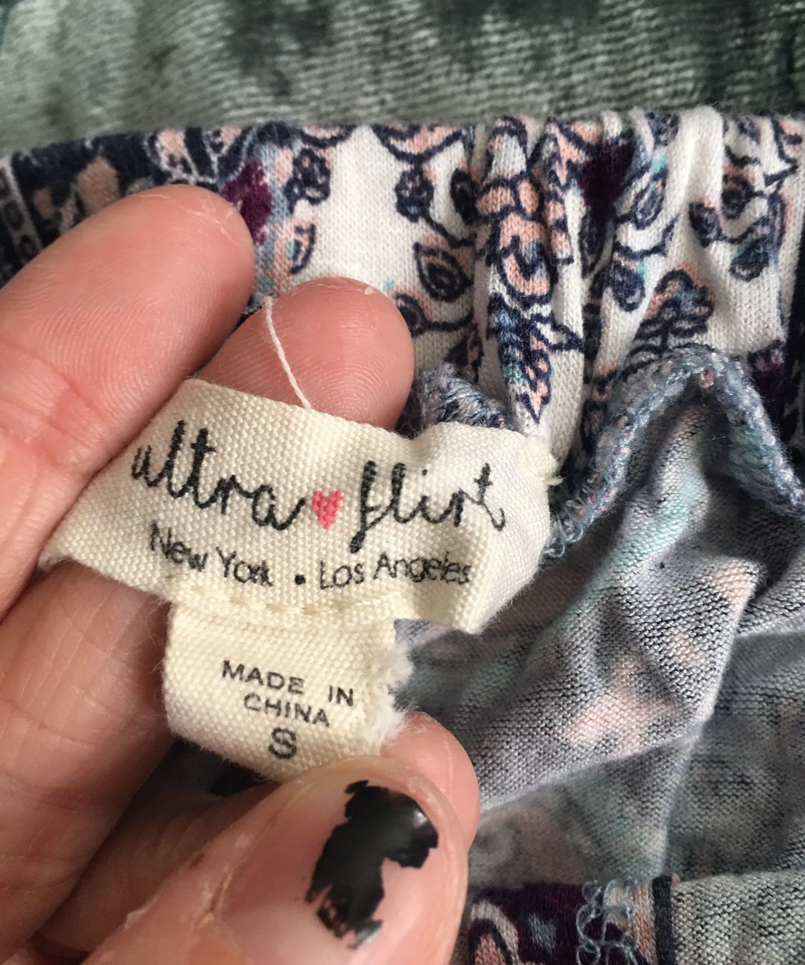 Floral Pattern Boho Long Skirt - Image 3